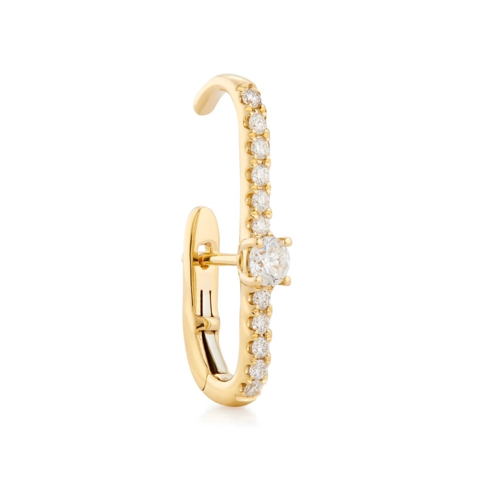 Anita Ko diamond lobe cuff 18K yellow gold
